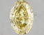 2.54 Ct. Fancy Intense Yellow Oval Lab Grown Diamond