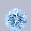 1.16 Ct. Fancy Vivid Blue Round Lab Grown Diamond