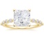 18K Yellow Gold Marseille Half Coverage Diamond Ring (1/4 ct. tw.), smalltop view