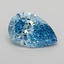1.99 Ct. Fancy Vivid  Blue Pear Lab Grown Diamond