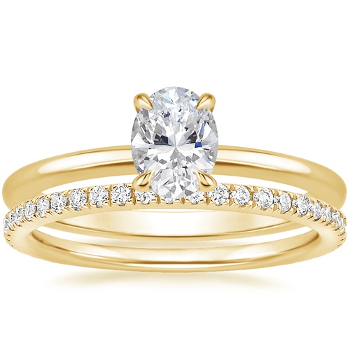 18K Yellow Gold Perfect Fit Bridal Set