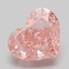 2.99 Ct. Fancy Vivid  Pink Heart Lab Grown Diamond