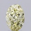 2.10 Ct. Fancy Light  Yellow Oval Lab Grown Diamond