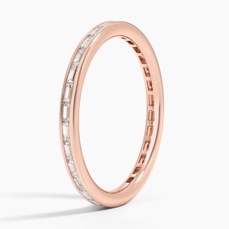Tabitha Channel Set Baguette Eternity Lab Diamond Ring