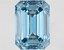 3.33 Ct. Fancy Vivid  Blue Emerald Lab Grown Diamond