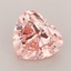 2.50 Ct. Fancy Vivid Pink Heart Lab Grown Diamond