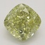 1.52 Ct. Fancy Brownish Greenish Yellow Cushion Diamond