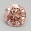 2.50 Ct. Fancy Intense Pink Round Lab Grown Diamond
