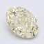 1.67 Ct. Fancy  Yellow Oval Lab Grown Diamond