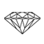 0.30 Carat Round Diamond small side view with measurements