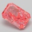 5.53 Ct. Fancy Vivid Pink Radiant Lab Grown Diamond