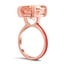 Red Enamel and Pink Lab Diamond Ring, smallview