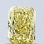 1.01 Ct. Fancy Vivid Yellow Radiant Lab Grown Diamond