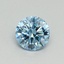 0.50 Ct. Fancy Vivid Blue Round Lab Grown Diamond