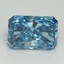 3.06 Ct. Fancy Vivid Blue Radiant Lab Grown Diamond