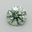 1.10 Ct. Fancy Vivid Pacific Green Round Lab Grown Diamond