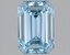 1.46 Ct. Fancy Intense Blue Emerald Lab Grown Diamond