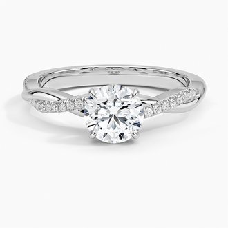 Petite Twisted Vine Diamond Ring (1/8 ct. tw.)