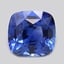 8.7x8.4mm  Blue  Cushion   Sapphire