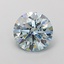 1.23 Ct. Fancy Blue Round Lab Grown Diamond