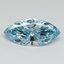 1.86 Ct. Fancy Vivid Blue Marquise Lab Grown Diamond
