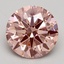 3.01 Ct. Fancy Intense Pink Round Lab Grown Diamond