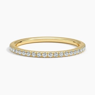 Ballad Three-Quarter Coverage Diamond Ring (1/4 ct. tw.) in 18K Yellow Gold