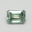 0.72 Ct. Fancy Intense Green Emerald Lab Grown Diamond