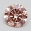 2.48 Ct. Fancy Intense Pink Round Lab Grown Diamond