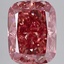 6.07 Ct. Fancy Vivid Pink Cushion Lab Grown Diamond