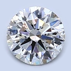 Round diamond — real photo