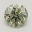 0.51 Ct. Fancy Gray-Greenish Yellow Round Diamond