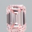 6.65 Ct. Fancy Intense Pink Emerald Lab Grown Diamond