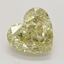 1.33 Ct. Fancy Brownish Yellow Heart Diamond