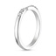 Platinum Lark Diamond Ring, smallside view