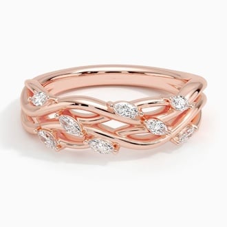 Blooming Willow Diamond Ring (1/4 ct. tw.) in 14K Rose Gold