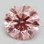 3.03 Ct. Fancy Intense Pink Round Lab Grown Diamond
