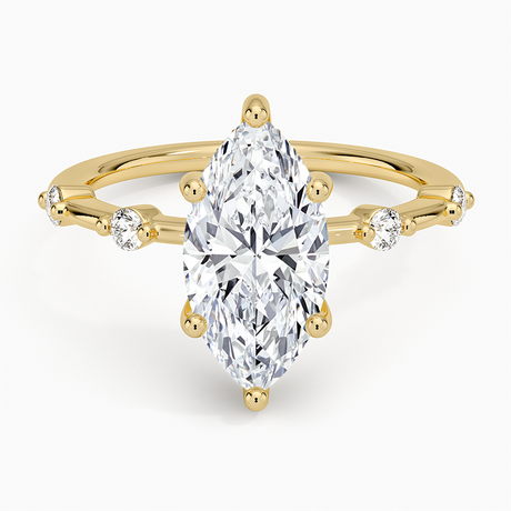 Aimee Solitaire with Hidden Halo Diamond Ring