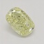 0.70 Ct. Fancy Light Yellow Cushion Diamond
