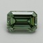 2.05 Ct. Fancy Vivid Pacific Green Emerald Lab Grown Diamond