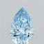 1.16 Ct. Fancy Vivid Blue Pear Lab Grown Diamond