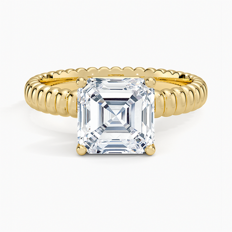 Petra Textured Solitaire Ring