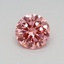 0.33 Ct. Fancy Vivid Pink Round Lab Grown Diamond