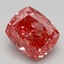 3.22 Ct. Fancy Vivid Pink Cushion Lab Grown Diamond