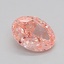 1.57 Ct. Fancy Vivid  Pink Oval Lab Grown Diamond