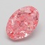 2.03 Ct. Fancy Vivid Pink Oval Lab Grown Diamond