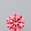 1.00 Ct. Fancy Vivid Orangy Pink Round Lab Grown Diamond
