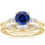 18K Yellow Gold Nadia Diamond Ring with Yvette Diamond Ring