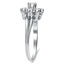 The Kenza Ring, smalltop view on a hand