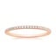 14K Rose Gold Whisper Eternity Diamond Ring (1/4 ct. tw.), smalltop view